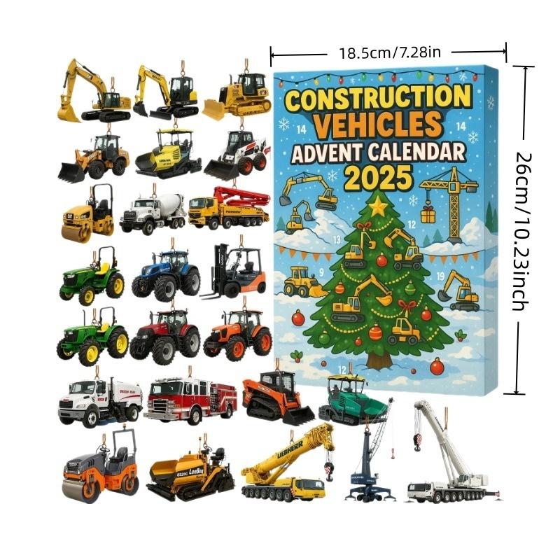 Construction Vehicles Advent Calendar