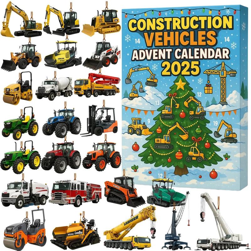Construction Vehicles Advent Calendar